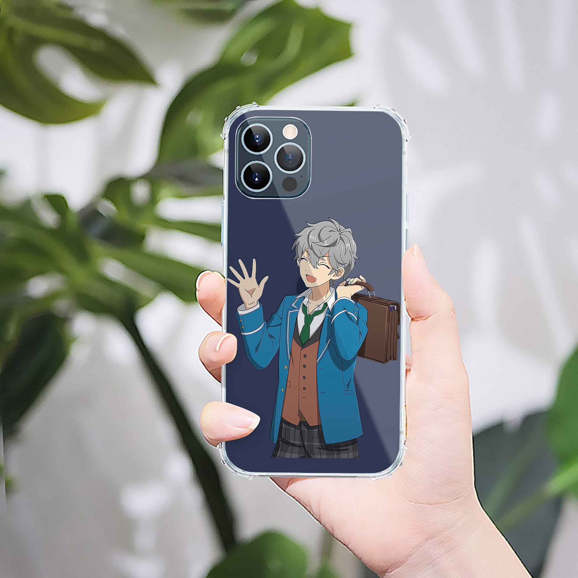 （画像用） あんさんぶるスターズ! Ensemble Stars 【iPhone 12シリーズ対応】透明スマホケース（クリアソフトケース）